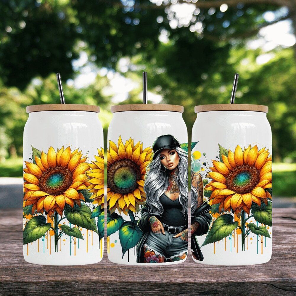 16 oz CAN TUMBLER WITH BAMBOO LID